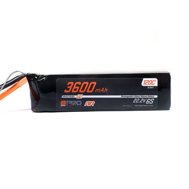 Spektrum SPMX-1069 Smart Pro Series Air 3600mAh 6S 22.2V 120C G2 LiPo Battery with IC5 Connector